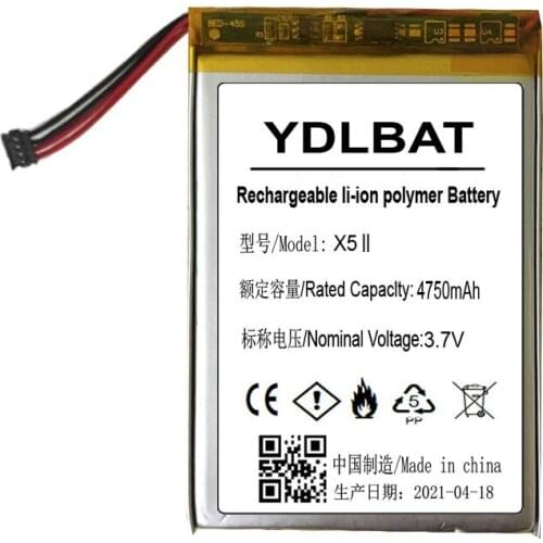 3.7V Battery for FIIO X5 X3 X7 I II Player New Li-po Polymer Rechargeable Accumulator Pack Replacement