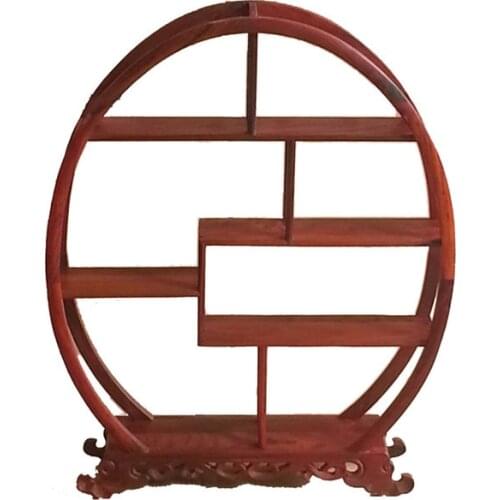 Mahogany Shelf * Rosewood Treasure House * wooden base * Teapot antique wood display rack factory outlets