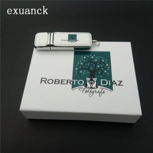 Exanck custom logo colour print leather usb 3.0 memory sticks flash drive pen drive 64GB 32GB 16GB 8GB 4GB company gift