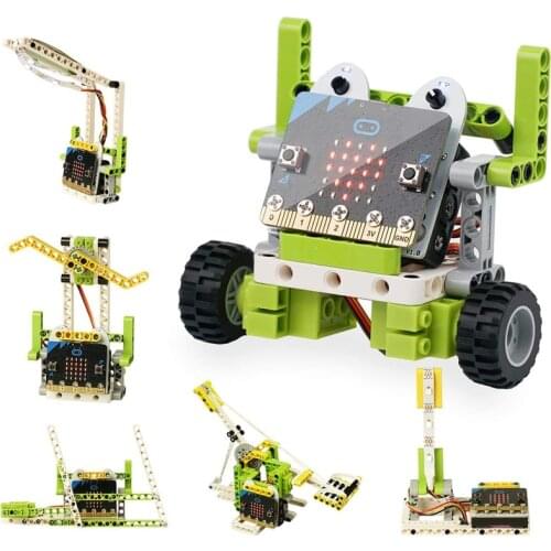 6 IN 1 Ring:bit Bricks Pack : Lego compatible building and coding kit for micro:bit (without micro:bit board