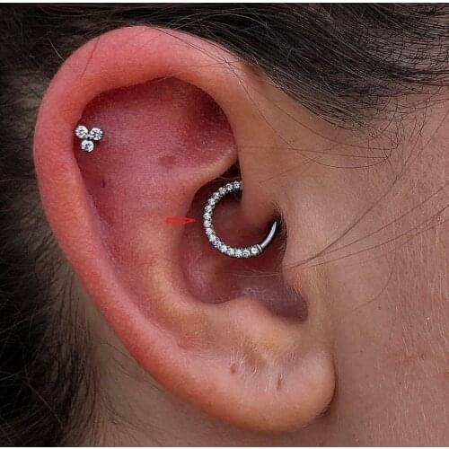 30pc/Lot Brass 20G Hinged Segment Clicker Hoop Nose Lip Rings Cartilage Daith Tragus Helix Body Piercing Earrings Jewelry