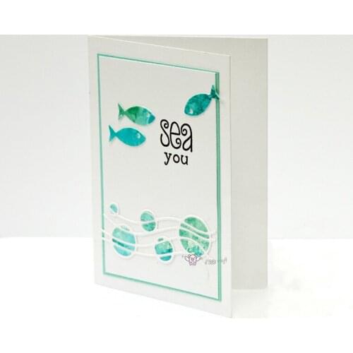 Mmao Crafts Metal Steel Cutting Dies New Water line decoration Stencil For DIY Scrapbooking Paper/photo Cards Embossing Dies