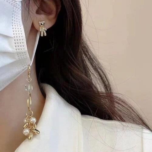 Simple New Style Mask Chain Multi-purpose Earphone Anti-lost Chain Love Freshwater Pearl Lady Non-slip Glasses Chain Wholesale