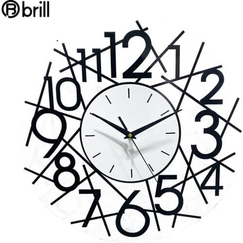 Fashion Wall Clock Simple Design Home Luxury Creative Clocks Wall Home Decor Living Room Light Luxury Atmosphere Wall Watch Gift