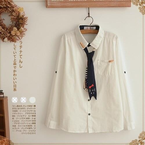 Блузки на пуговицах MoriAlice China At AliExpress