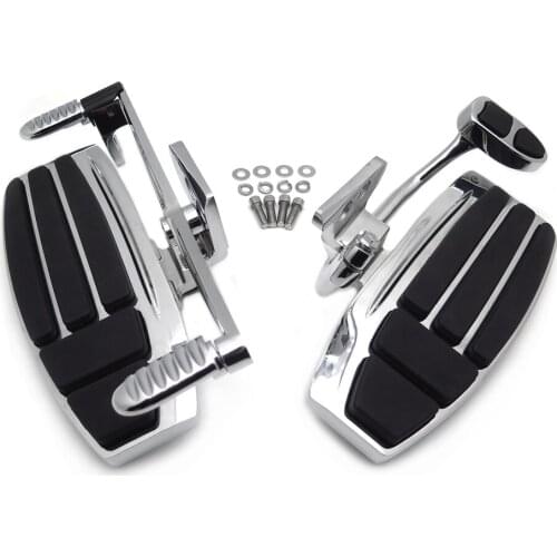 Floorboard Driver Foot Board Set For Honda Goldwing GL1800 F6B Models 2001-2017 Aftermarket Motorcycle Parts 2015 2016 Chromed
