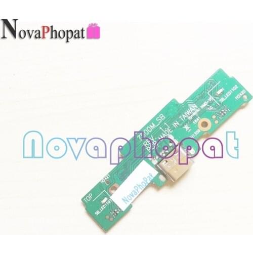 Novaphopat Tested Charger Port For ASUS Zenpad 3S 10 Z500M USB Dock Charging Port Connect Connector Flex Cable Board ; 5pcs/lot
