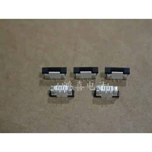 WZSM New FPC FFC Cable connector socket 1.0mm pitch 15pin 22pin 11pin 9pin 6pin 21P 4PIN 8P 28P 27P lock cross feet