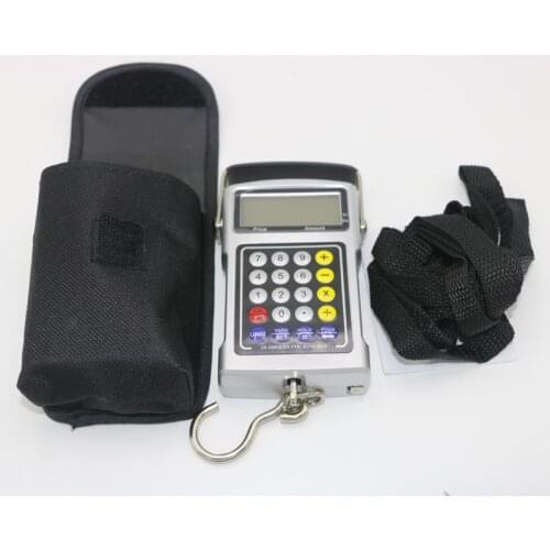 7 in 1 portable scales / Fish Luggage electric scale / weighing 50kg with a calculator and tape measure backlight register