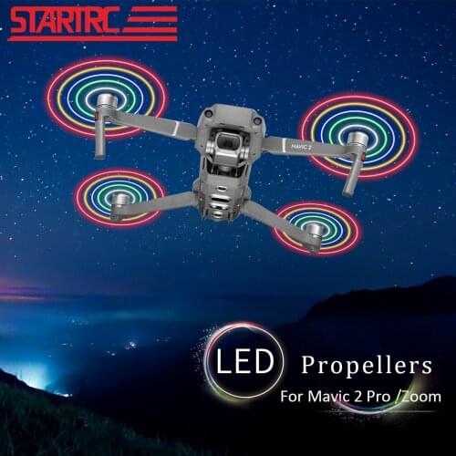 STARTRC DJI Mavic 2 pro Flash LED propellers Low Noise Quick-Release Propellers For DJI Mavic 2 pro/zoom drone USB Charger