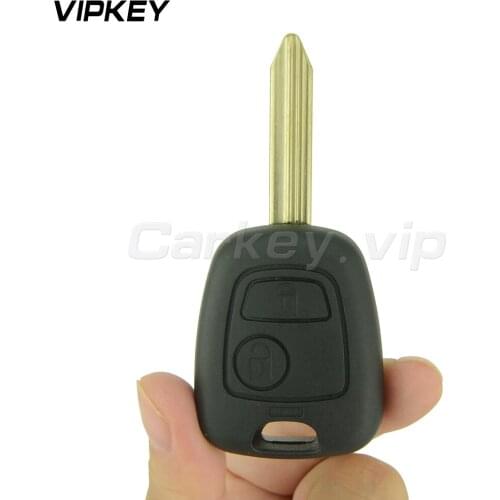 Remotekey remote car key 2 button 433 mhz SX9 key blade for Citroen for Peugeot ID46 electronic chip on circuit board
