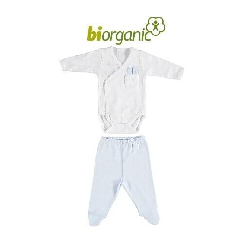 BİORGANİC RABBİT BOY KRUVAZE BADİLİ ALT (0-6 AY)