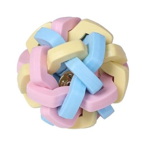 1 Piece Pet Round Shaped Balls Dog Teeth Grinding Toys Interactrive Cute Sound Pet Teeth Cleaning Supplies