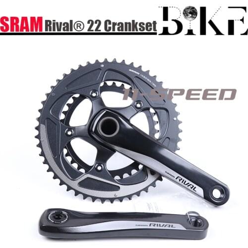 SRAM RIVAL 22 2x11 Speed 50x34T 52x36T 170mm 172.5mm Road Bike Crankset Bicycle Chain Wheel GXP 24mm