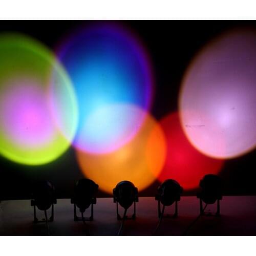 Sunset Led Projector Rainbow Atmosphere Night Light Home Bedroom Coffe Shop Background Wall Decoration Live Fill Light US