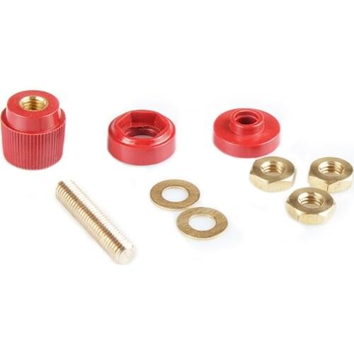 Welding Machine Inverter Post Connector M8 8MM Copper Posts Terminal Binding Post Blocks Power Supply Terminals