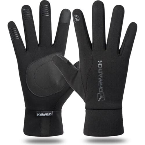 Winter Warm Sports Touchscreen Gloves Women Men Outdoor Windproof Non-slip Waterproof Female Cycling Gloves
