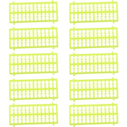 10 Frames 100 Pieces Fishing Boilie Stop Fishing Dumb Bell Hair Rig Stop Carp Fishing Terminal Tackles