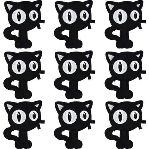 Pulaqi 10PCS Hippie Patch Punk Wholesale Patches Iron On Patches For Clothing Animal Stripe Wholesale Dropship Custom Patch