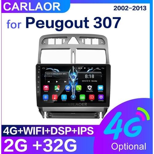 2.5D+IPS+DSP car android gps navigation player For Peugeot 307 307CC 307SW 2004-2013 car radio Multimedia stereo WiFi Video 4G