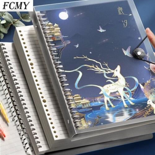 A5/B5 Loose Leaf Binder Notebook Refillable 4 Inners Optional Diary Agenda 2021 Planner Office School Supplies Stationery