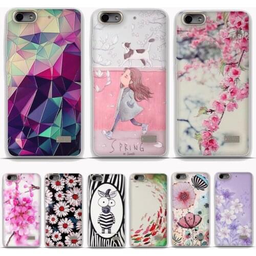 For Huawei Honor 4C Case Silicone thin Soft tpu Case for huawei G Play Mini Case 3D relief Cover for Huawei Honor 4C Cover Capa