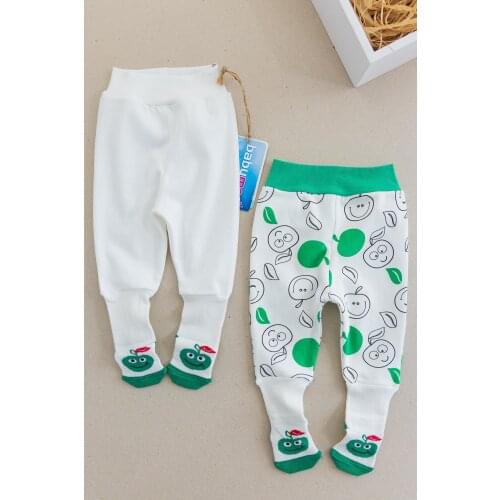 Apple Socks Double Bottom Baby Pants