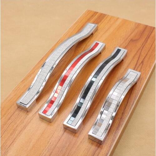 Crystal Glass Handles Cupboard Pulls Drawer Knobs Kitchen Cabinet Handles Furniture Handlel Hardware YH1586