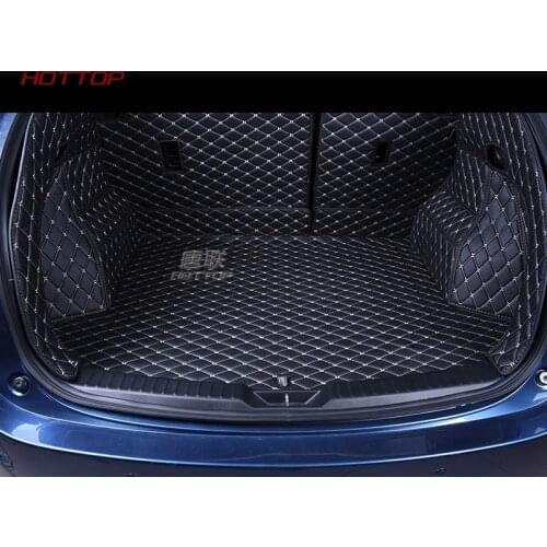 Topunion Special car trunk mats for New Mazda CX-5 2017 waterproof cargo liner mats boot carpets for CX5 2018