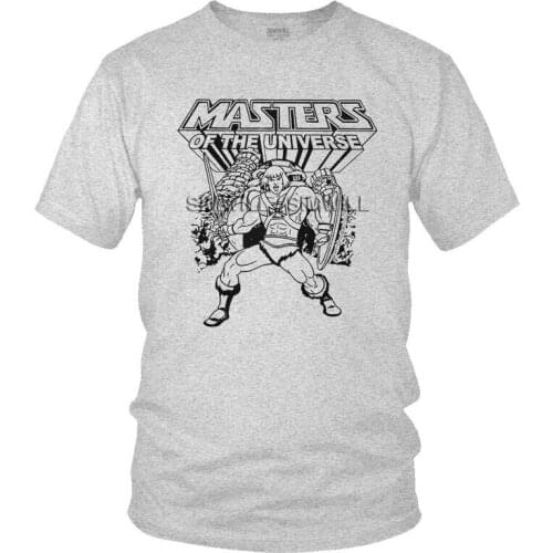 Male Fashion He-Man Masters Of The Universe T Shirt Short Sleeve Cotton Tshirt Novelty T-shirt Casual Eternia Tee Tops Clothing
