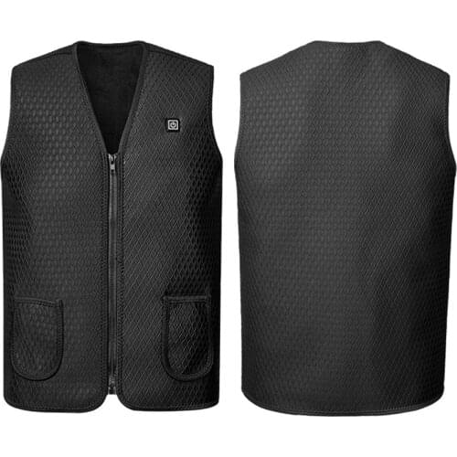 Outdoor USB Infrared Heating Vest Jacket Electric Heated Warm Jacket Travel Heating Vest Outdoor Waistcoat Hiking Heater Vests