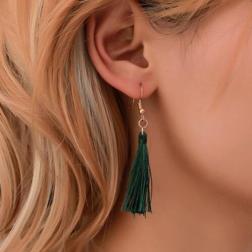 Cat Paw Leaf Pineapple Yellow Pink Dark Green Tassel Hollow Rose Gold Women Dangle Earrings & Drop Earrings 6pairs/set