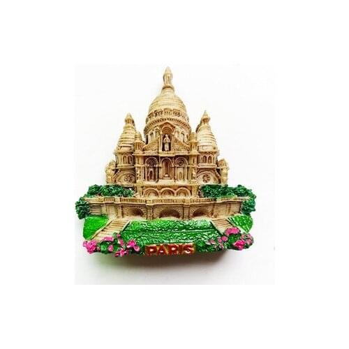 France Sacred Heart Cathedral Souvenir Fridge Magnet
