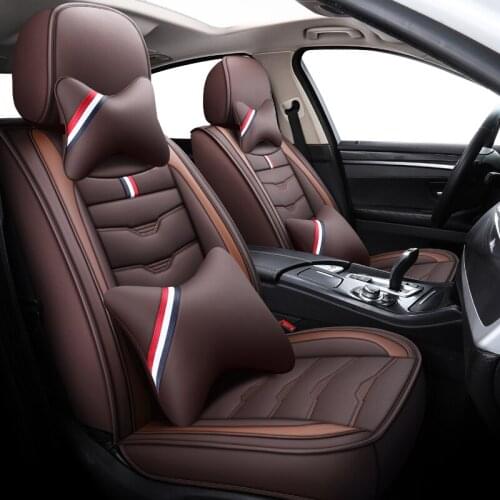 ZHOUSHENGLEE Universal Leather Car seat covers For ZOTYE 2008 5008 T200 T600 Z100 Z200 Z300 Z500 car-styling auto accessories