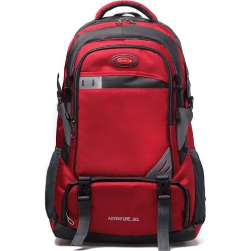 Unisex School Bag Waterproof Nylon Brand Business Men Women Backpack Oxford Bag Shoulder Bags High-capacity 60L Travel Packsack