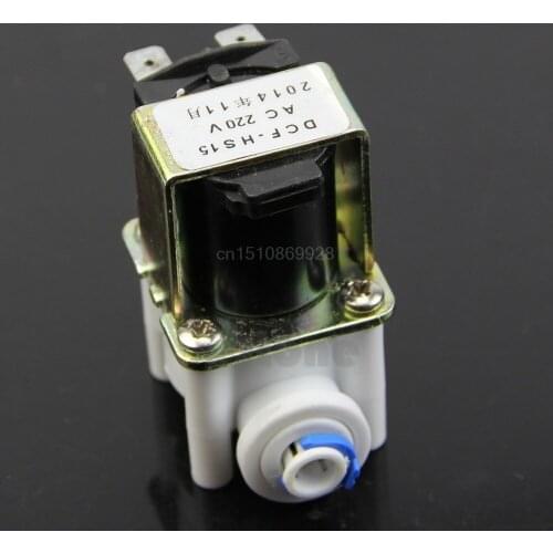 Water Valve Electric Plastic Solenoid Valve for Water Purifier Air Inlet Pipeline AC 220V