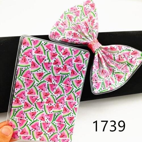 10pcs 9.5*12.5CM summer watermelon printed sealed shaker sleeve pouch to DIY shaker bow 1739