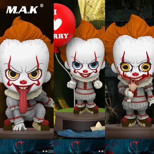 11cm Hot Toys Mini Action Figure It Chapter Two Stephen Kings Evil Joker the Clown Penywise COSB684 COSB685 COSB686 Model