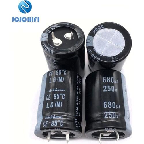 2pcs/4pcs/6pcs/8pcs/10pcs 680UF 250V 25x35mm Pitch 10mm 250V/680uf Aluminum Electrolytic Capacitor for Power AMP Amplifier Board