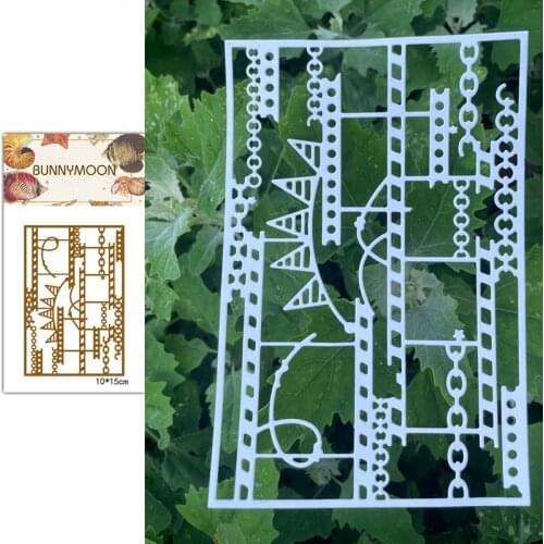 2021 CH New Arrival Ship structure Stitched Metal Cutting Die DIY Scrapbooking Craft Embossing Making Stencil Template