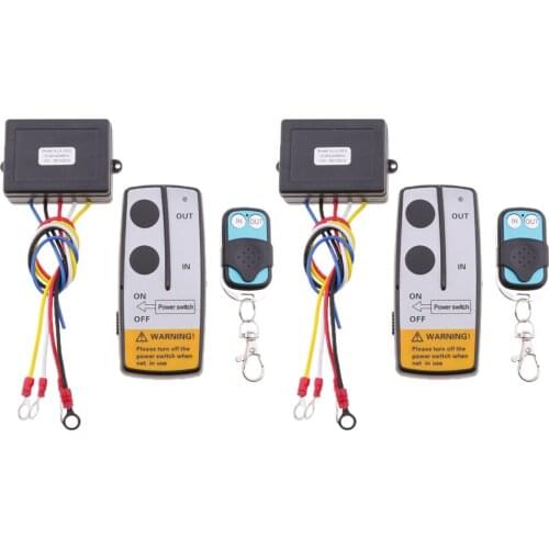 2x 12V ATV SUV Winch Remote Receiver Remote Control Kit Winch Tools New