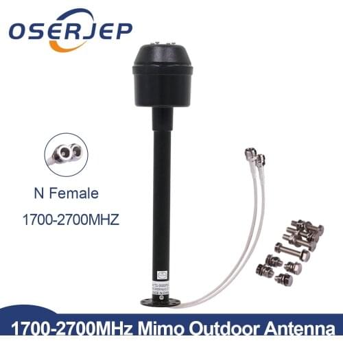 2X24dBi 1700-2700MHz Mimo antenna Feed Outdoor Antenna with 2*N female 0.3M cable