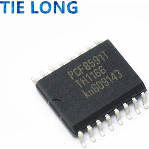 5 PCS PCF8591T SOP-16 PCF8591 8-bit A/D and D/A converter IC CHIP