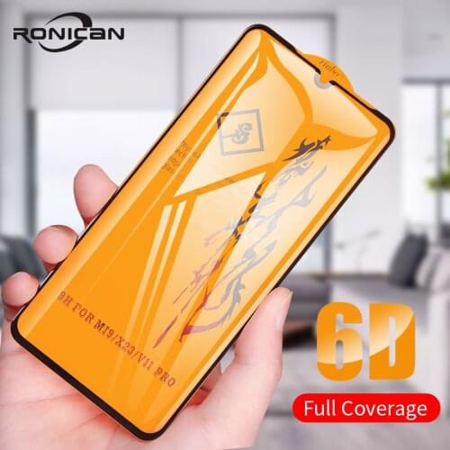 6D Full Cover Tempered Glass for Xiaomi Mi Redmi Note 5 6 7 Pro Plus A2 Lite Pocophone F1 9 8 SE Full Glue Screen Protector