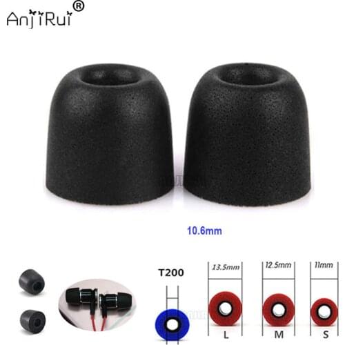 ANJIRUI T200 (L M S) Caliber Ear Pads/cap Meets memory foam pads for headphones internal tips Sponge Headphone accessories T200