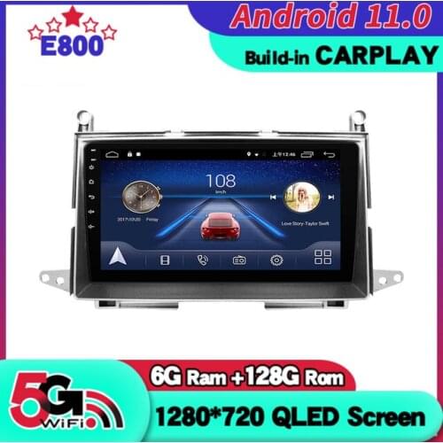 NEW 6GB ram 128GB rom Car Radio Navigation GPS 9 Inch Screen For TOYOTA Vista Venza Android 10 stereo receiver Autoradio