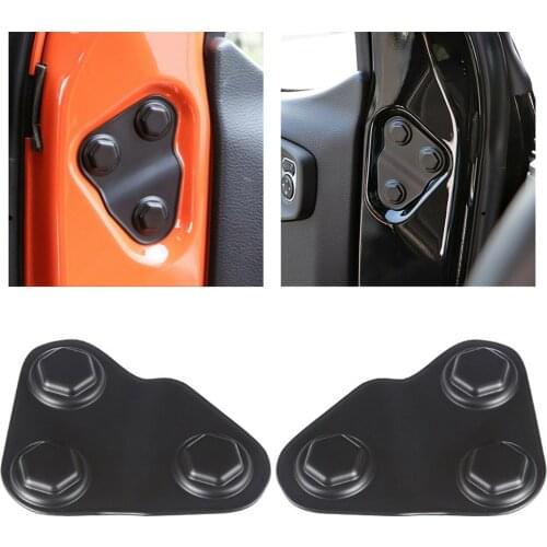 Car Door Lock Screw Protector Cover for Jeep Wrangler JL 2pcs