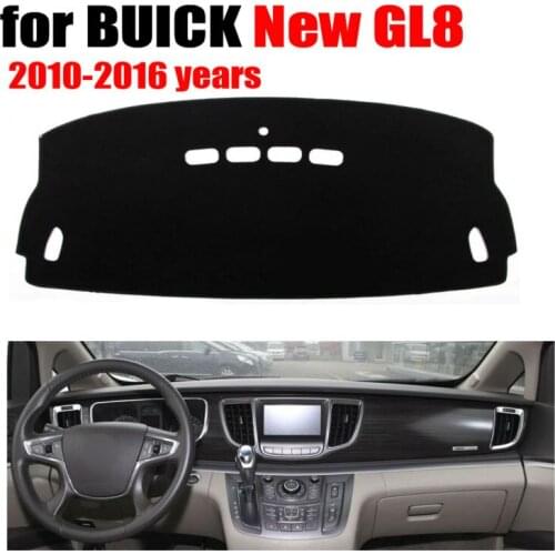 Car dashboard covers mat for Buick new GL8 2010-2016 Deluxe edition Left hand drive dashmat pad dash cover auto accessories