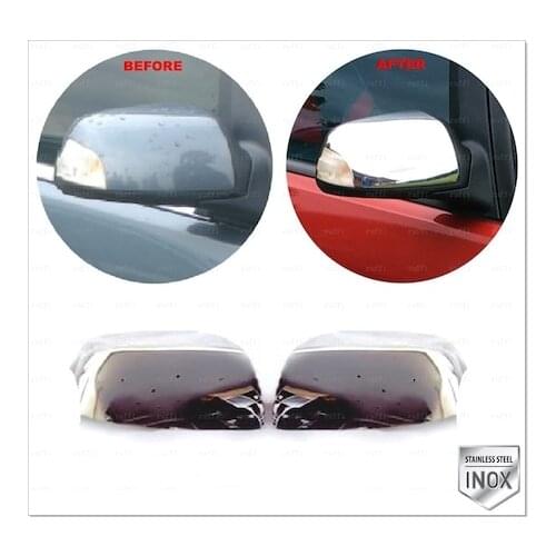 For Ford Focus 2 Chrome Mirror Cover 2 piece Signal P. STEEL 2005-2008