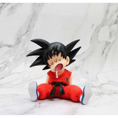 Dragon Ball PVC Kakarotto Action Figure Sitting Posture Son Goku Model Toys 10cm